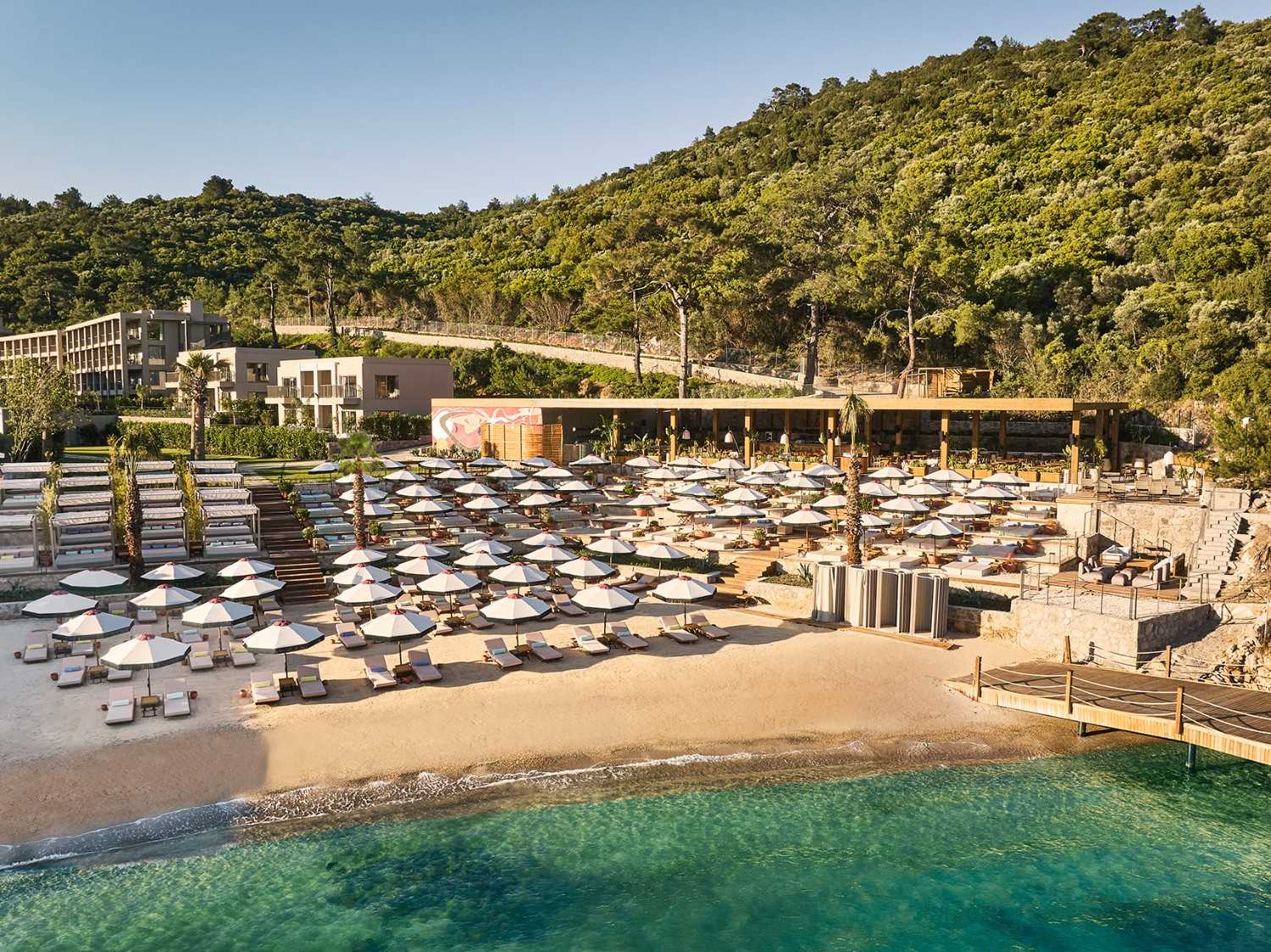 View of the beach at Hyde Bodrum