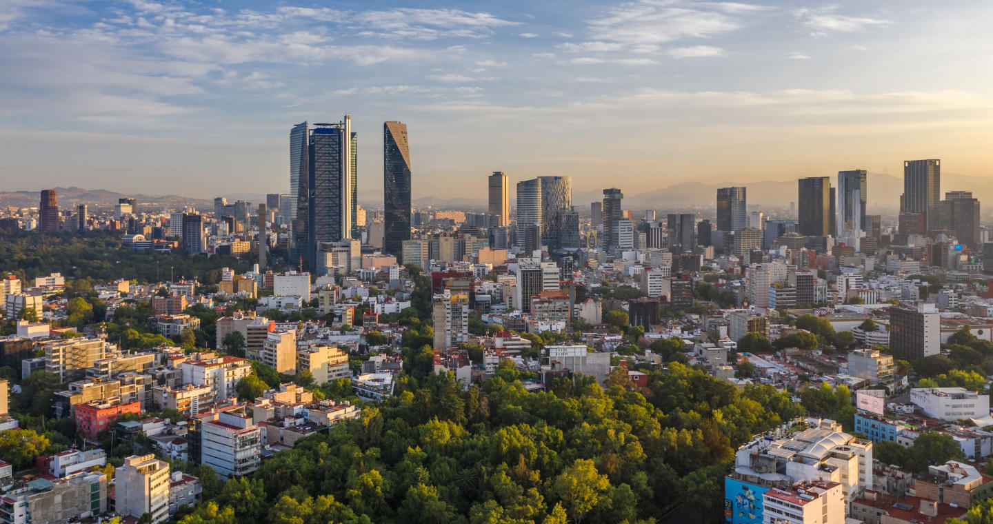 Mexico City view