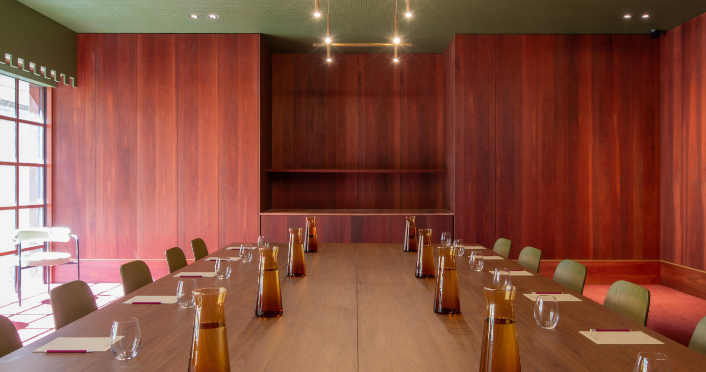 Jade meeting room at Hyde Melbourne Place.