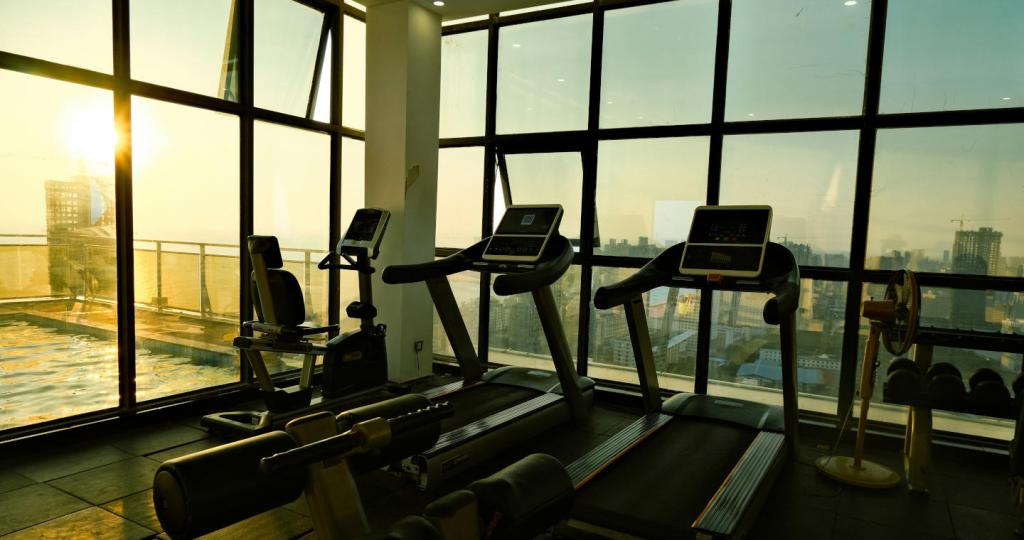 Salle de fitness à Hyde Melbourne Place