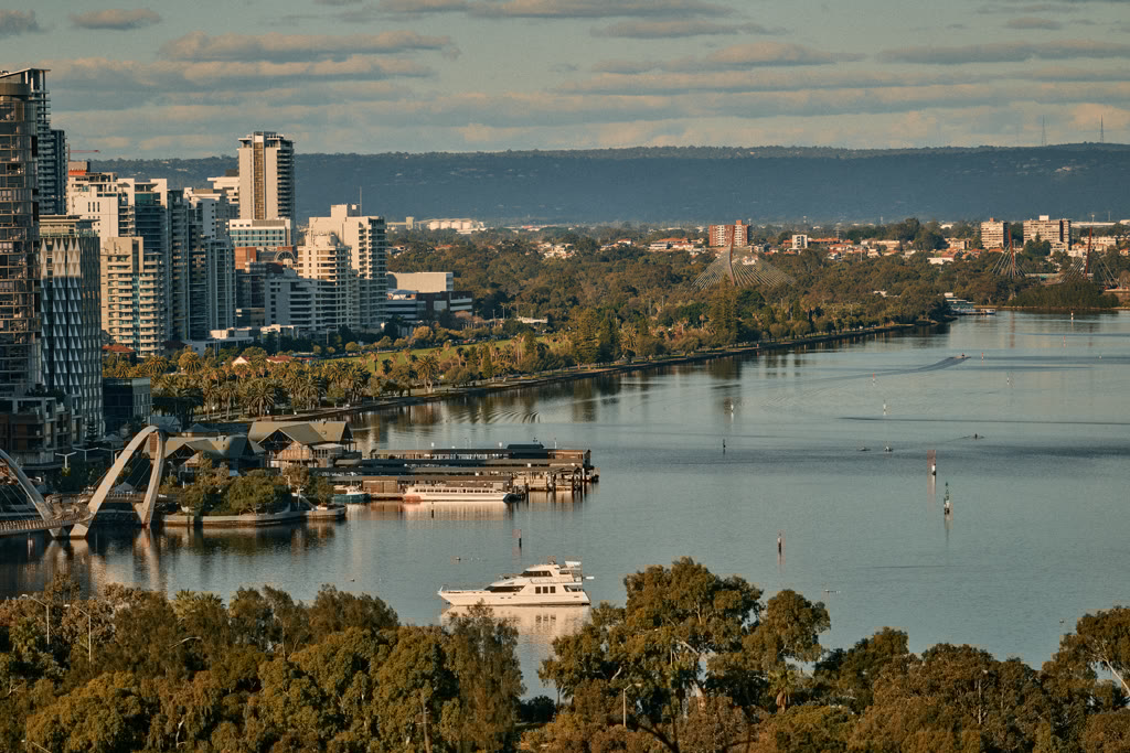 Aerial view of Hyde Perth