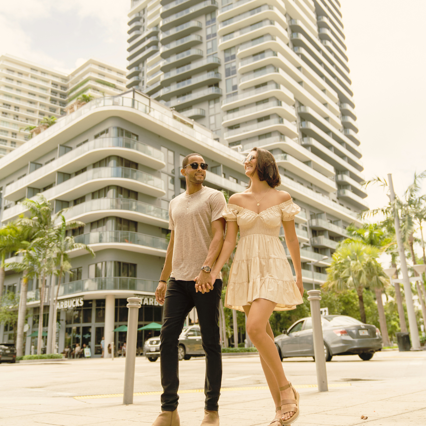 Hyde Midtown Miami Couple Walking