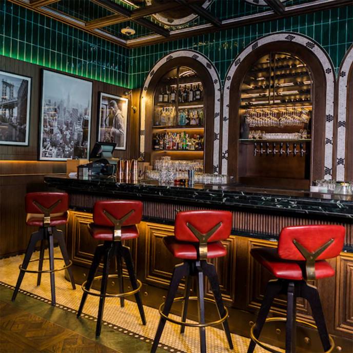 Hyde Dubai Hudson Tavern Bar Seats