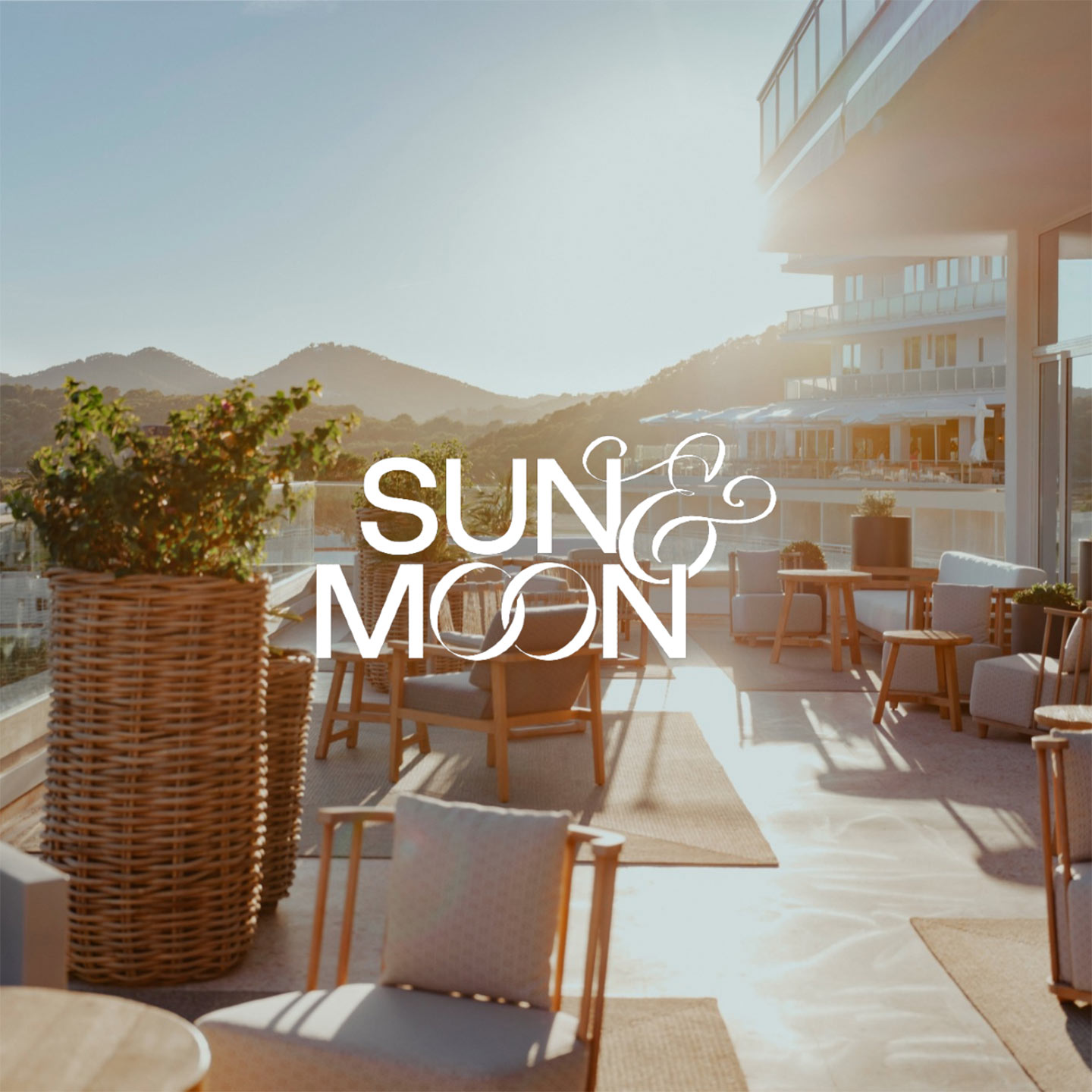 Hyde Ibiza Sun & Moon Outdoor Terrace Logo Overlay