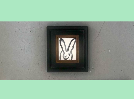 Bunny Diptych, 2020 by Hunt Slonem