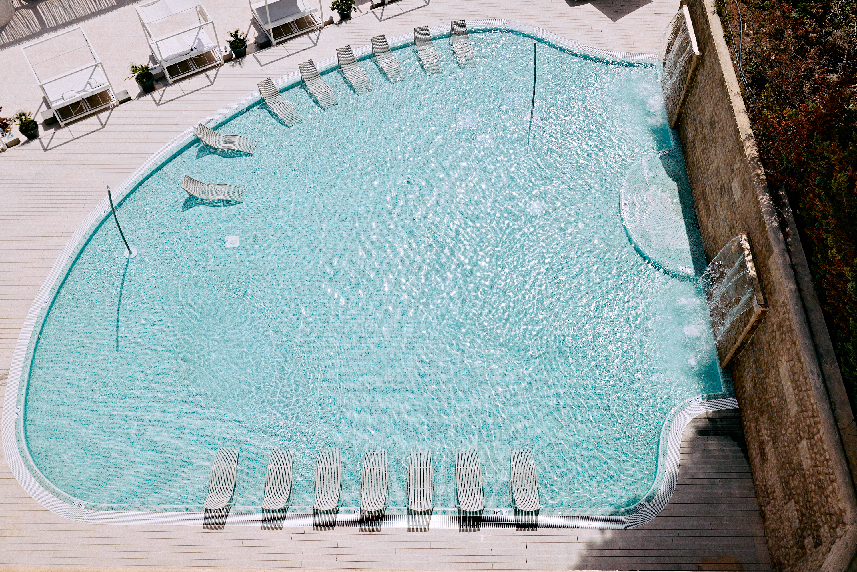 Hyde Ibiza Wet Deck pool with turquoise water